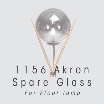 Akron Fllor Lamp Glass
