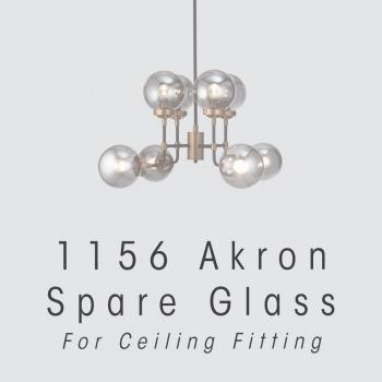 Akron Ceiling Fitting Glass