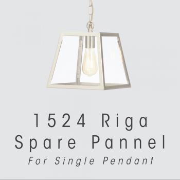 Riga Single Pendant Glass