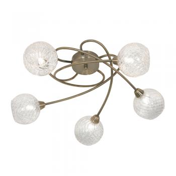 Tarn 5 arm Semi-Flush Light