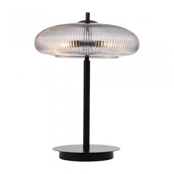 Ashwell Table Lamp with Ribbed Glass