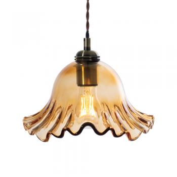 Sarina Glass Pendant with Twisted Flex