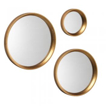 3 Set Round Mirror