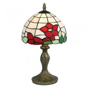 Red flower table light