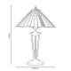 Rixon Tiffany Style Table Lamp