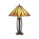 Basset Tiffany Style Table Lamp