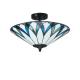 Allanton Tiffany Style Semi Flush