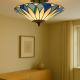 Allanton Tiffany Style Semi Flush