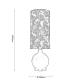 Bamboo Glass Table Lamp