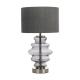 Hartwell Glass Table Lamp with matching Coloured Shade